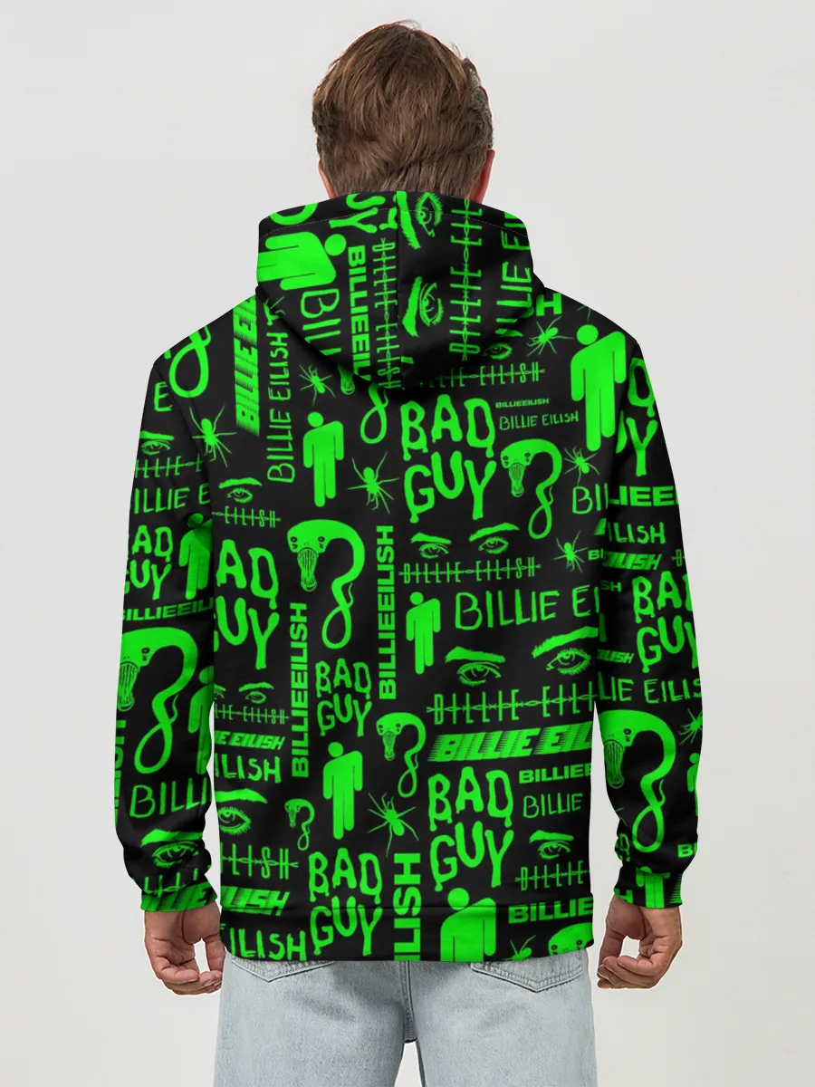 Худи мужской база хлопок / BILLIE EILISH