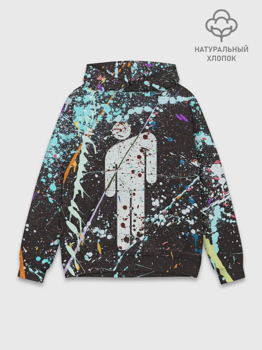 Худи мужской база хлопок / BILLIE EILISH