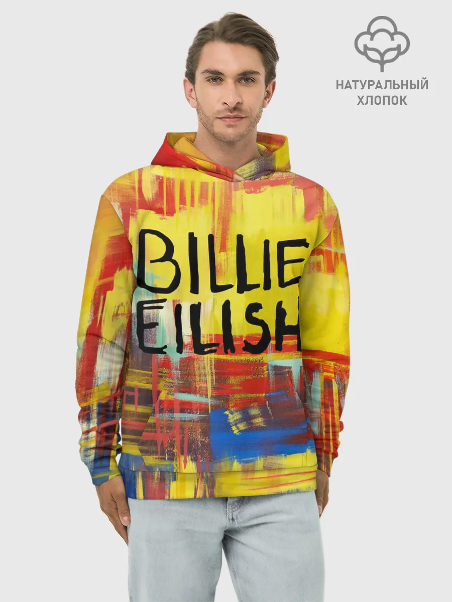 Худи мужской база хлопок / BILLIE EILISH