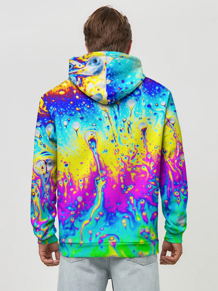 Худи мужской база хлопок / КИСЛОТНЫЙ СТИЛЬ