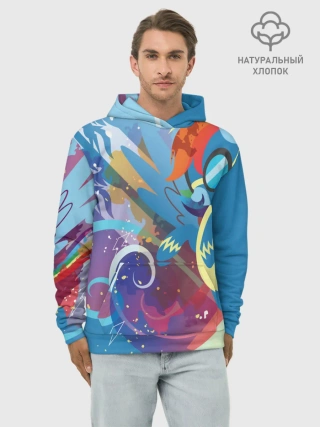 Худи мужской база хлопок / My little Pony