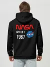 Худи мужской база хлопок / Nasa Apollo 1 1967