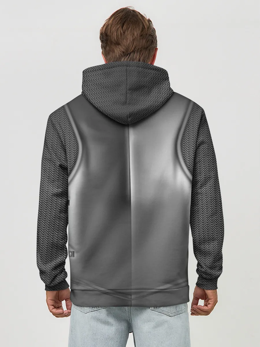 Худи мужской база хлопок / Доспехи рыцаря