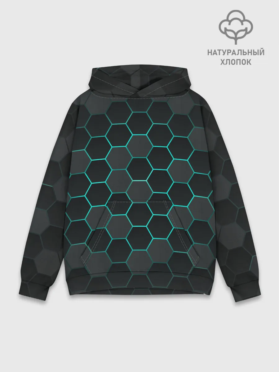 Худи мужской база хлопок / Big Octagon