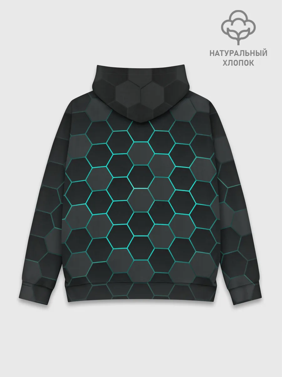 Худи мужской база хлопок / Big Octagon