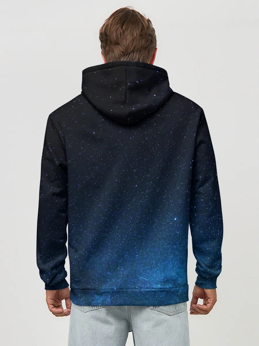 Худи мужской база хлопок / люди в черном