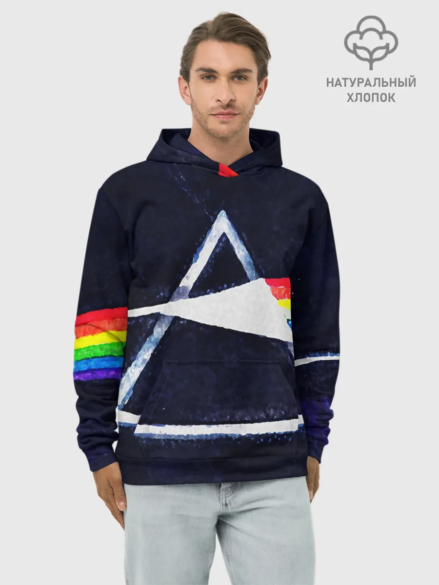 Худи мужской база хлопок / PINK FLOYD