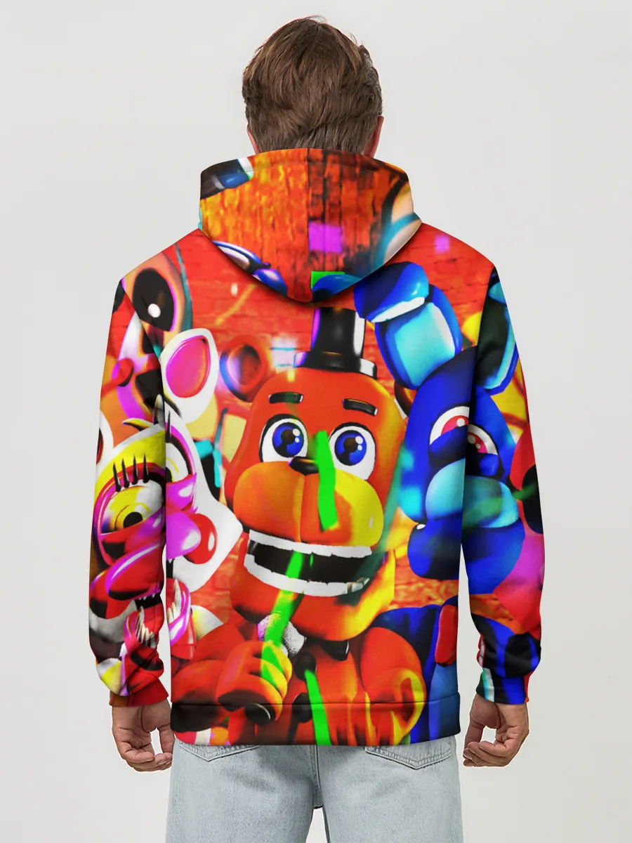 Худи мужской база хлопок / FIVE NIGHTS AT FREDDYS