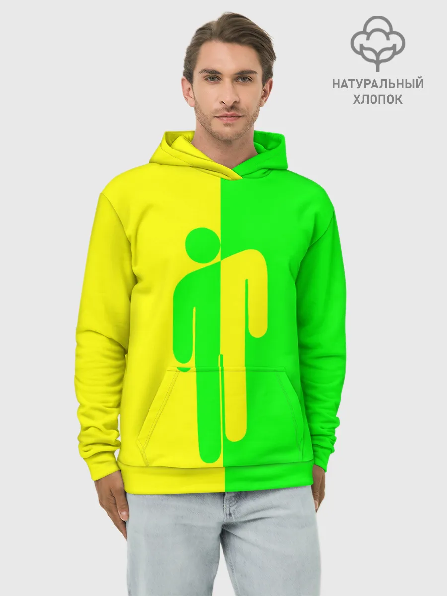 Худи мужской база хлопок / BILLIE EILISH