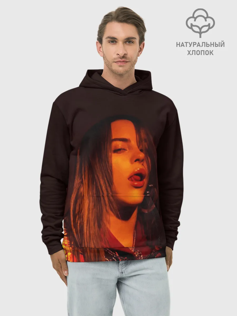 Худи мужской база хлопок / BILLIE EILISH