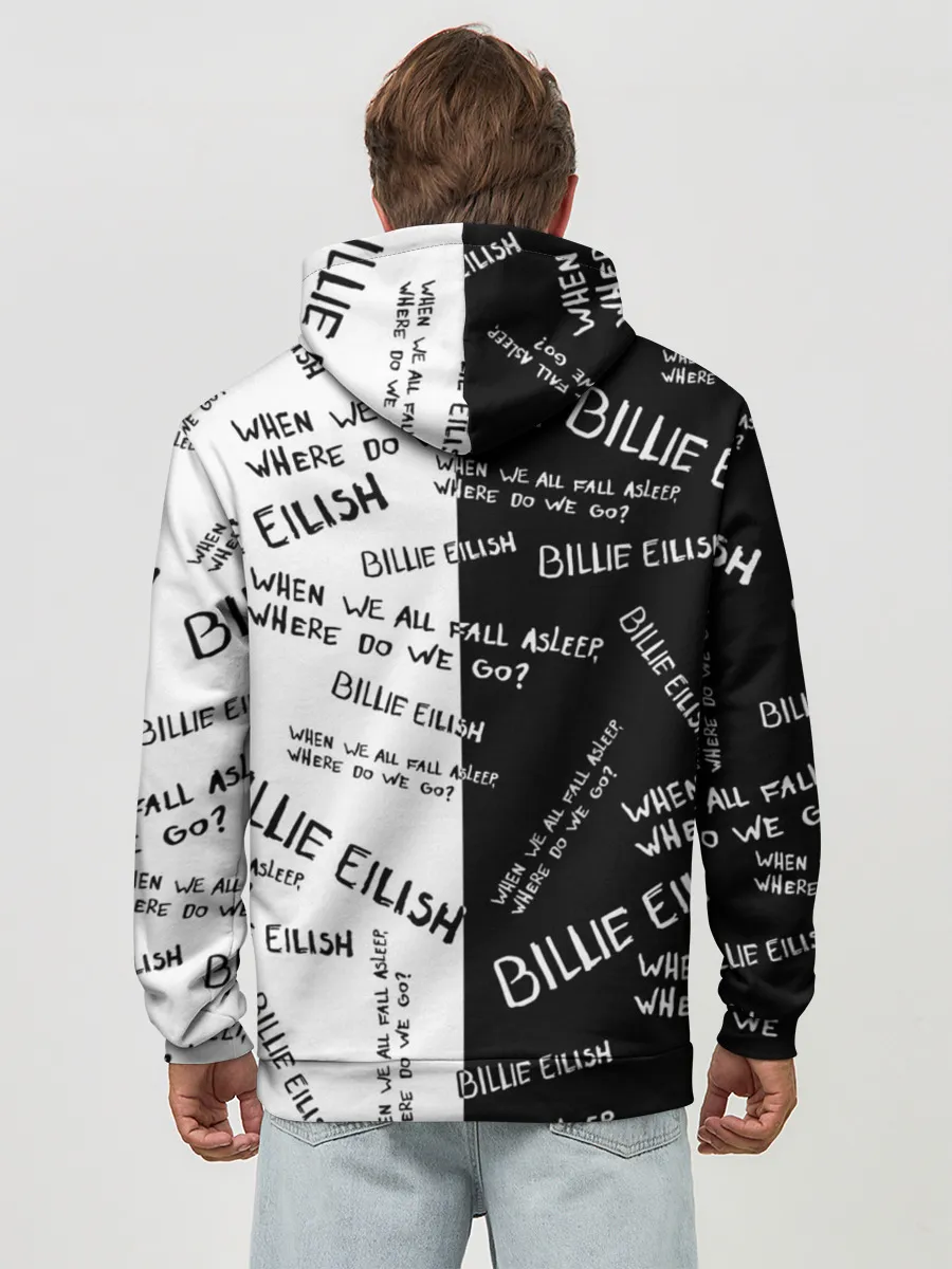 Худи мужской база хлопок / BILLIE EILISH - Where Do We Go