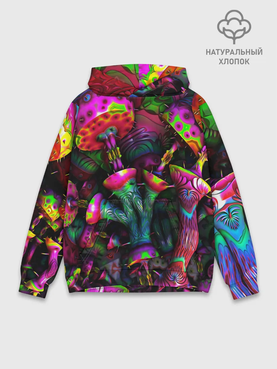 Худи мужской база хлопок / ПСИХОДЕЛИКА