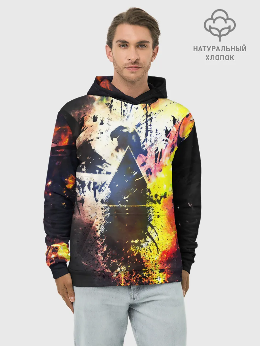 Худи мужской база хлопок / PINK FLOYD