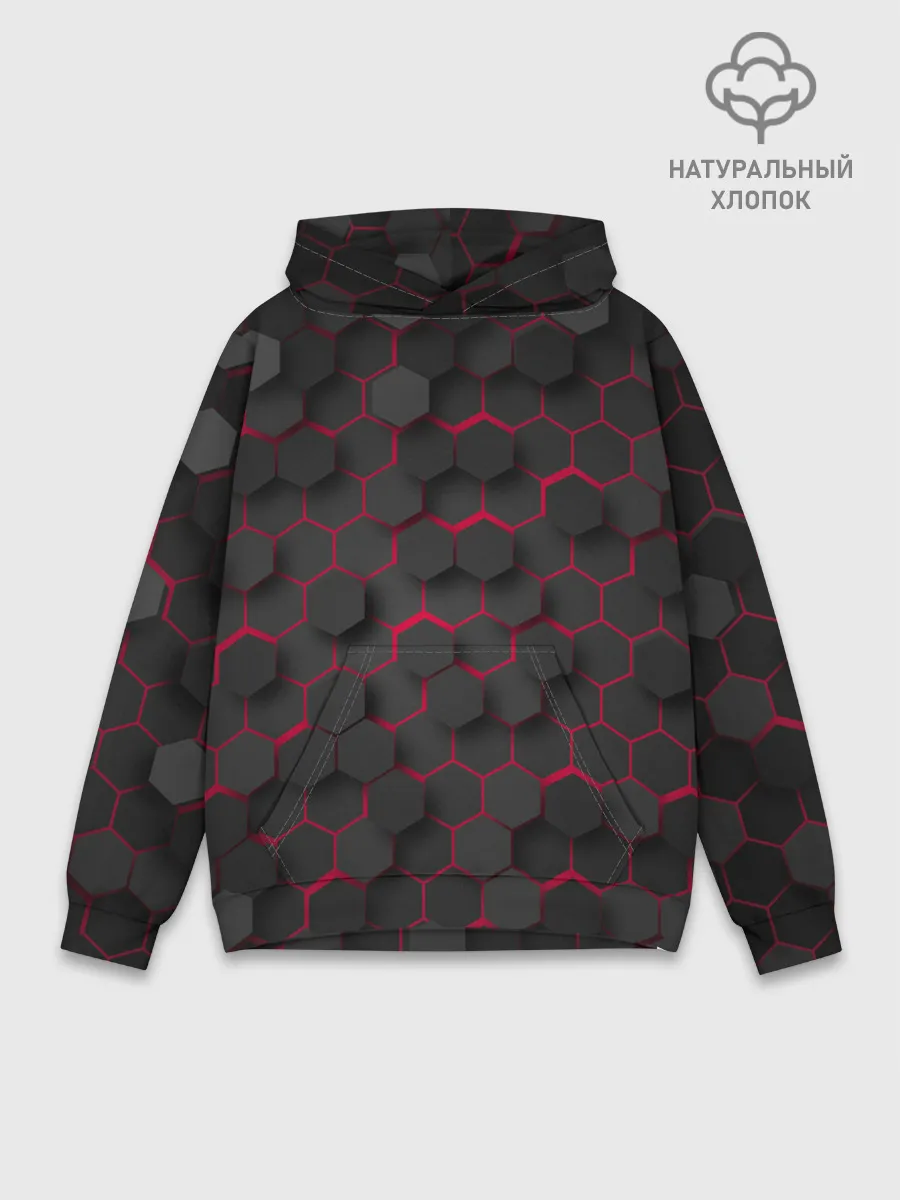 Худи мужской база хлопок / 3D БРОНЯ