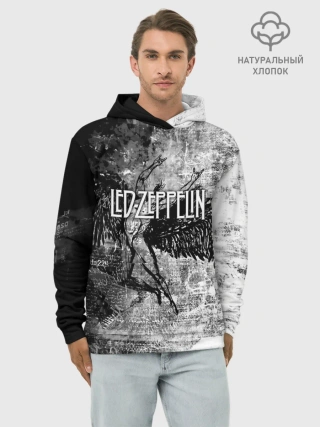 Худи мужской база хлопок / Led Zeppelin