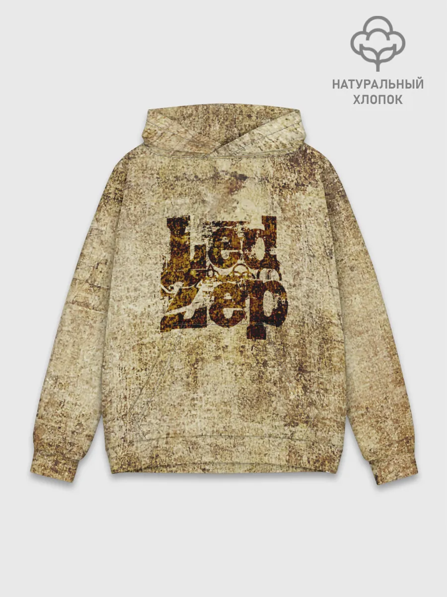 Худи мужской база хлопок / Led Zeppelin
