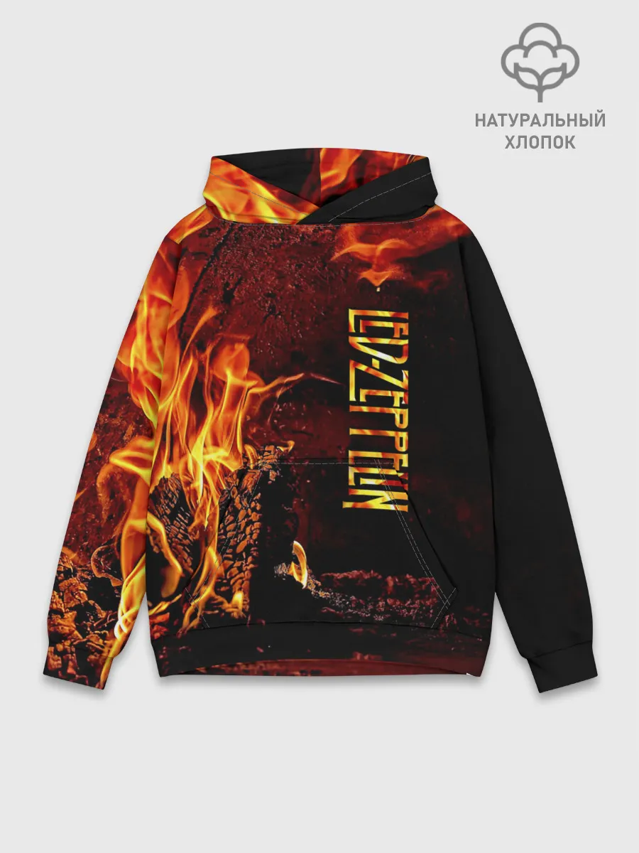 Худи мужской база хлопок / Led Zeppelin