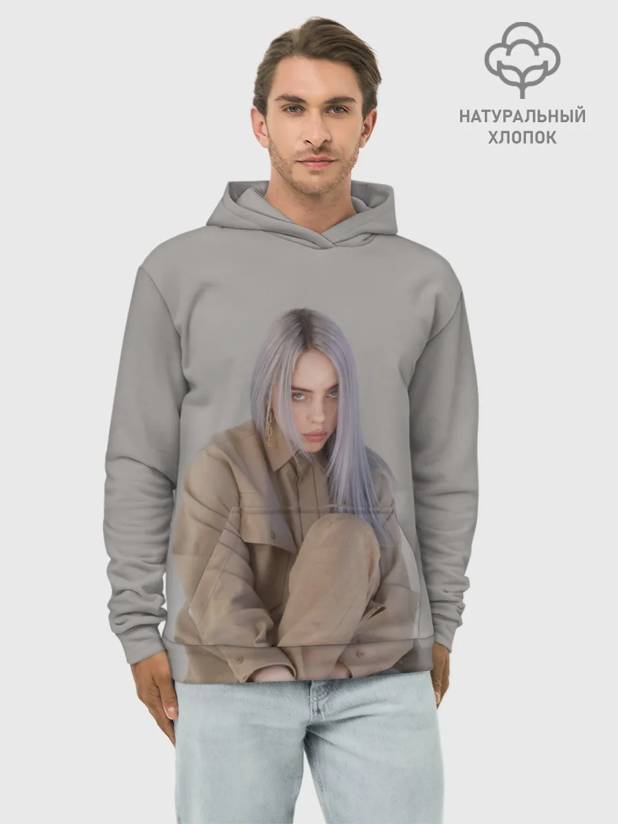 Худи мужской база хлопок / BILLIE EILISH