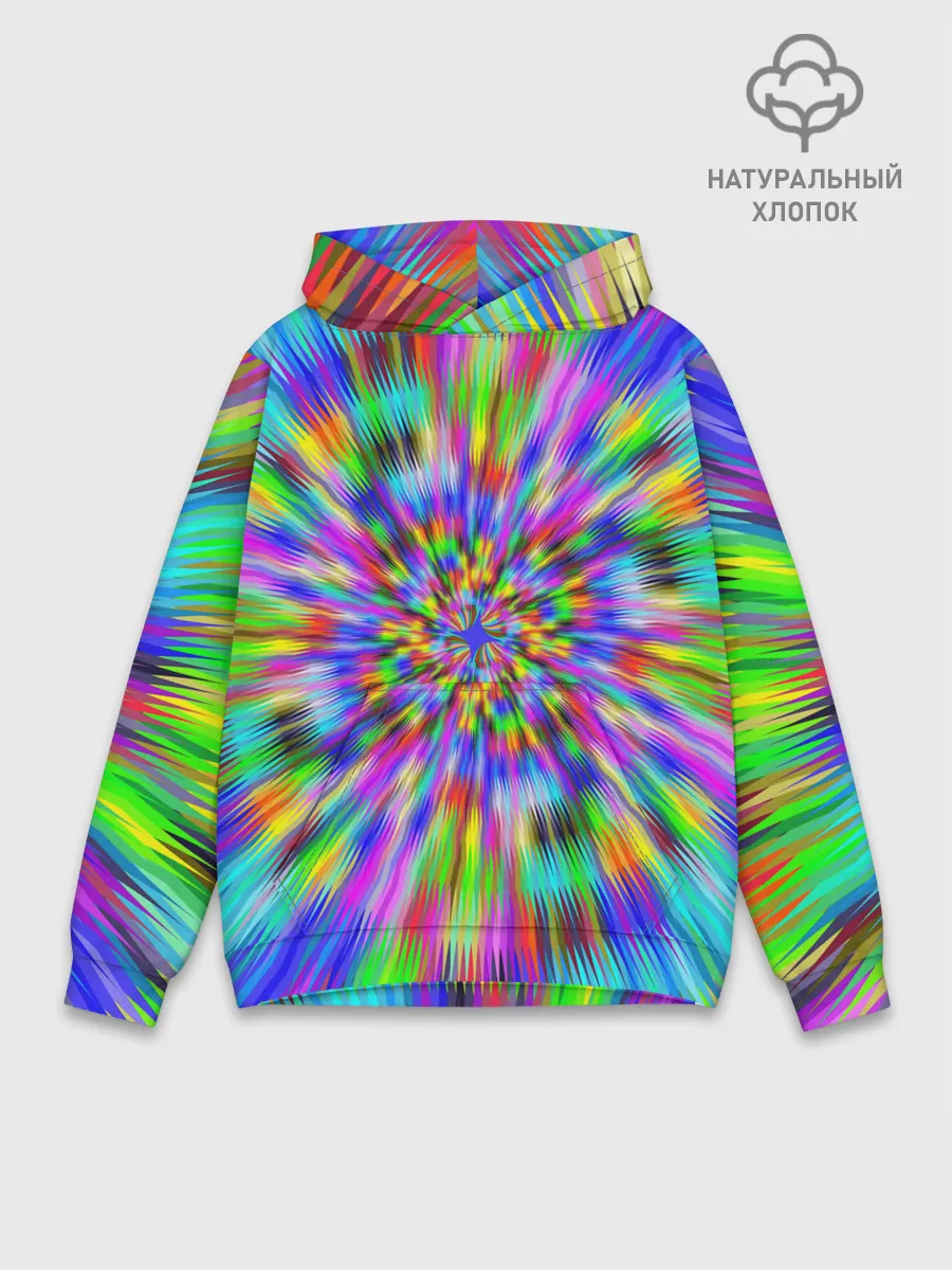 Худи мужской база хлопок / ПСИХОДЕЛИКА
