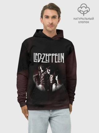 Худи мужской база хлопок / Led Zeppelin