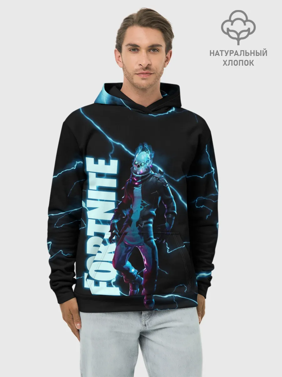 Худи мужской база хлопок / ВЕЧНЫЙ СТРАННИК FORTNITE