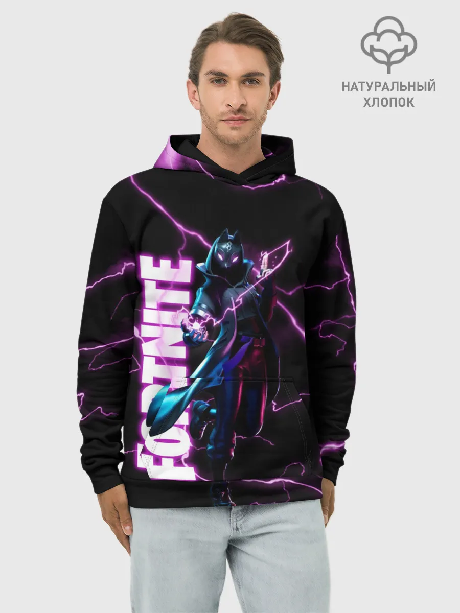 Худи мужской база хлопок / ТАНУКИ FORTNITE