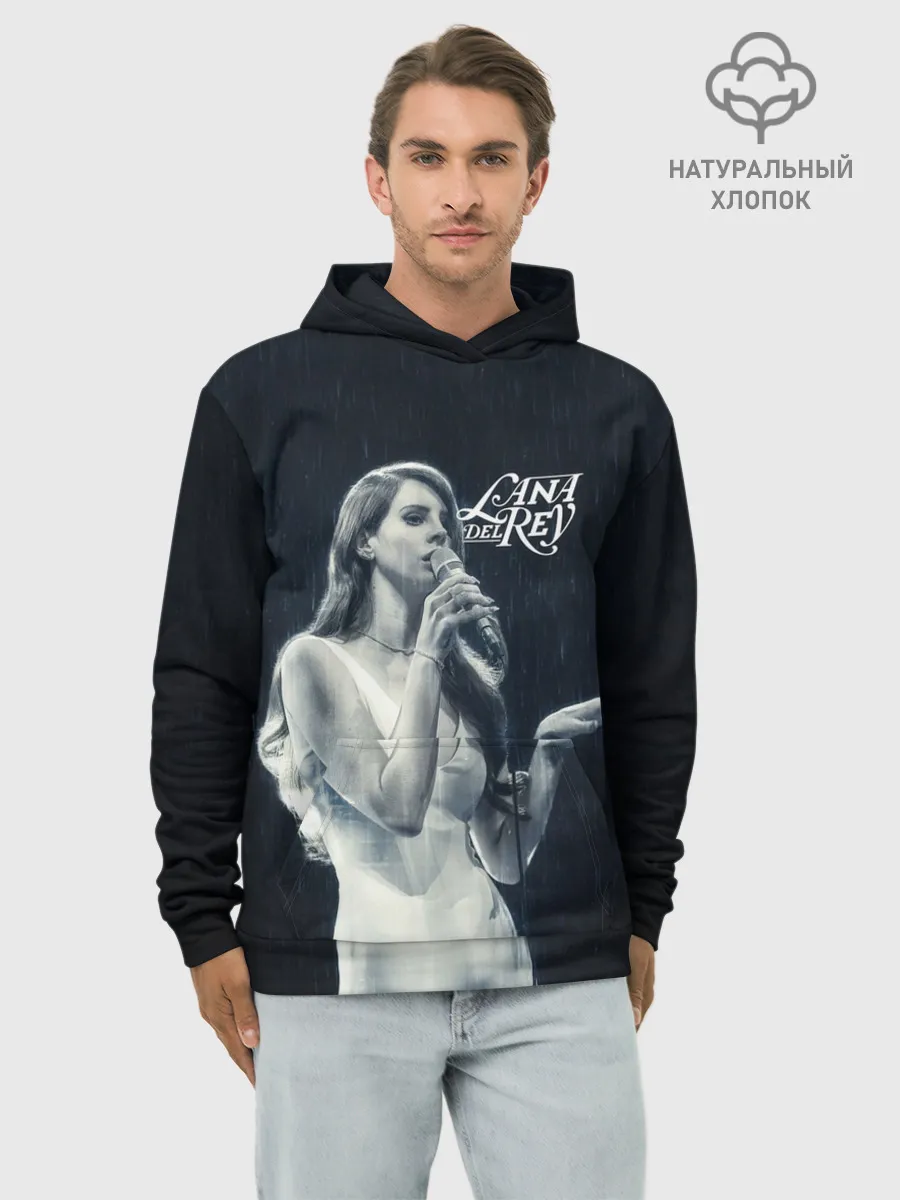 Худи мужской база хлопок / Лана Дель Рей