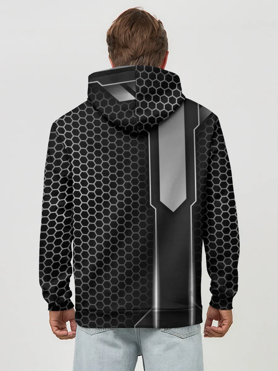 Худи мужской база хлопок / Кибернетическая броня