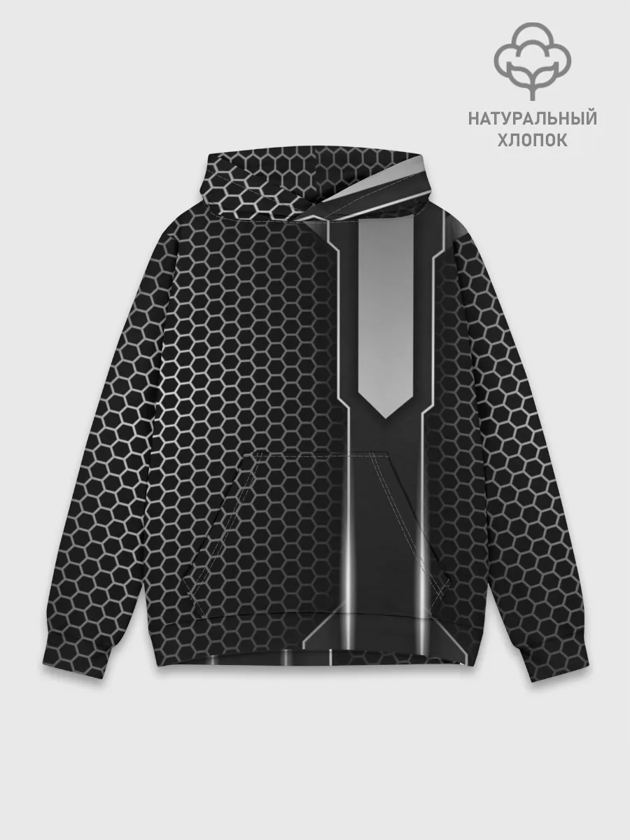 Худи мужской база хлопок / Кибернетическая броня