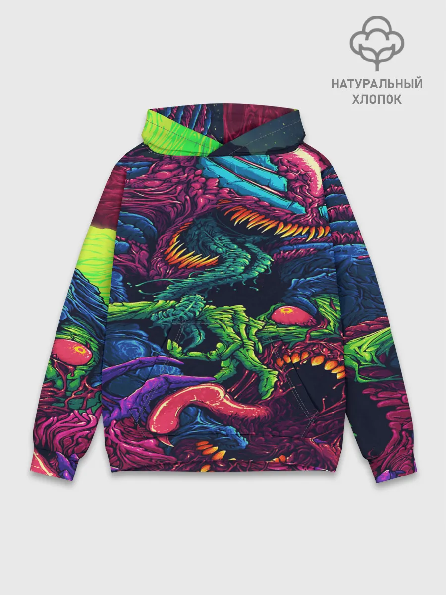 Худи мужской база хлопок / CS GO hyper beast skin