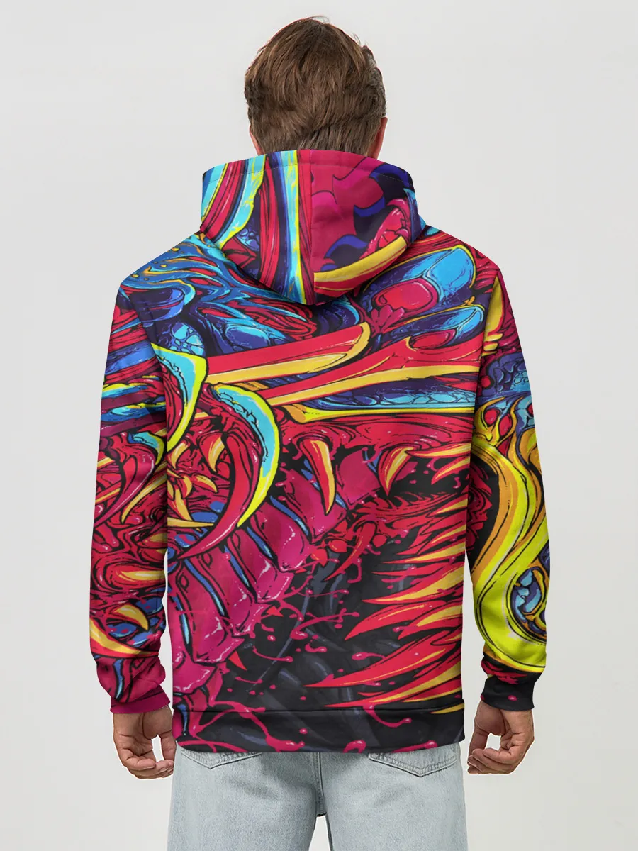 Худи мужской база хлопок / CS GO hyper beast skin
