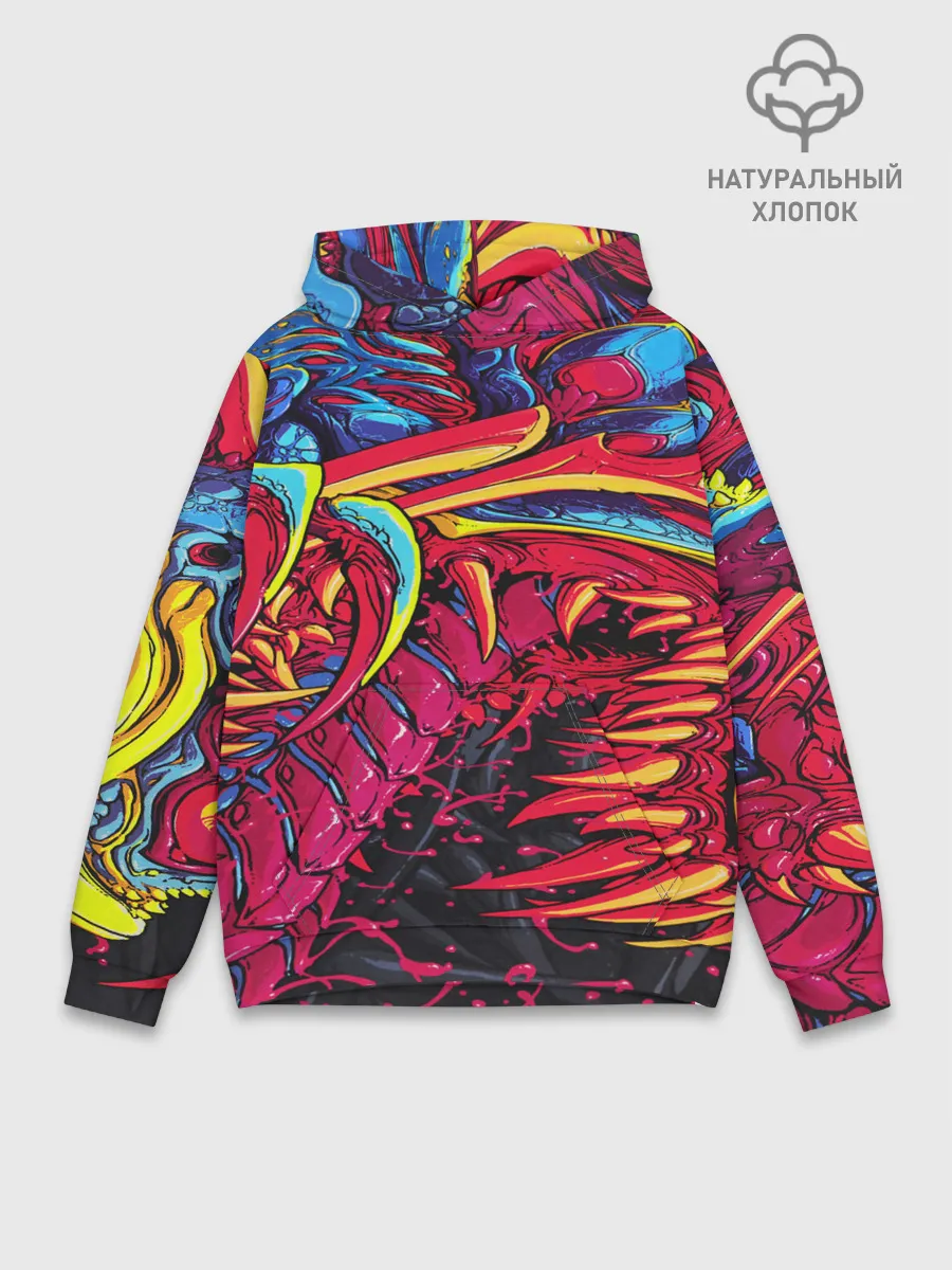 Худи мужской база хлопок / CS GO hyper beast skin