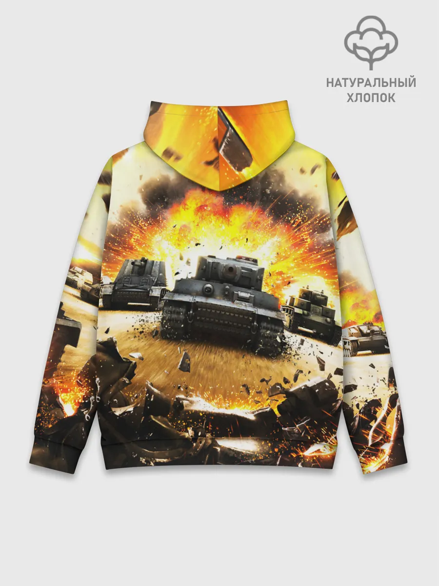 Худи мужской база хлопок / ТАНКИ