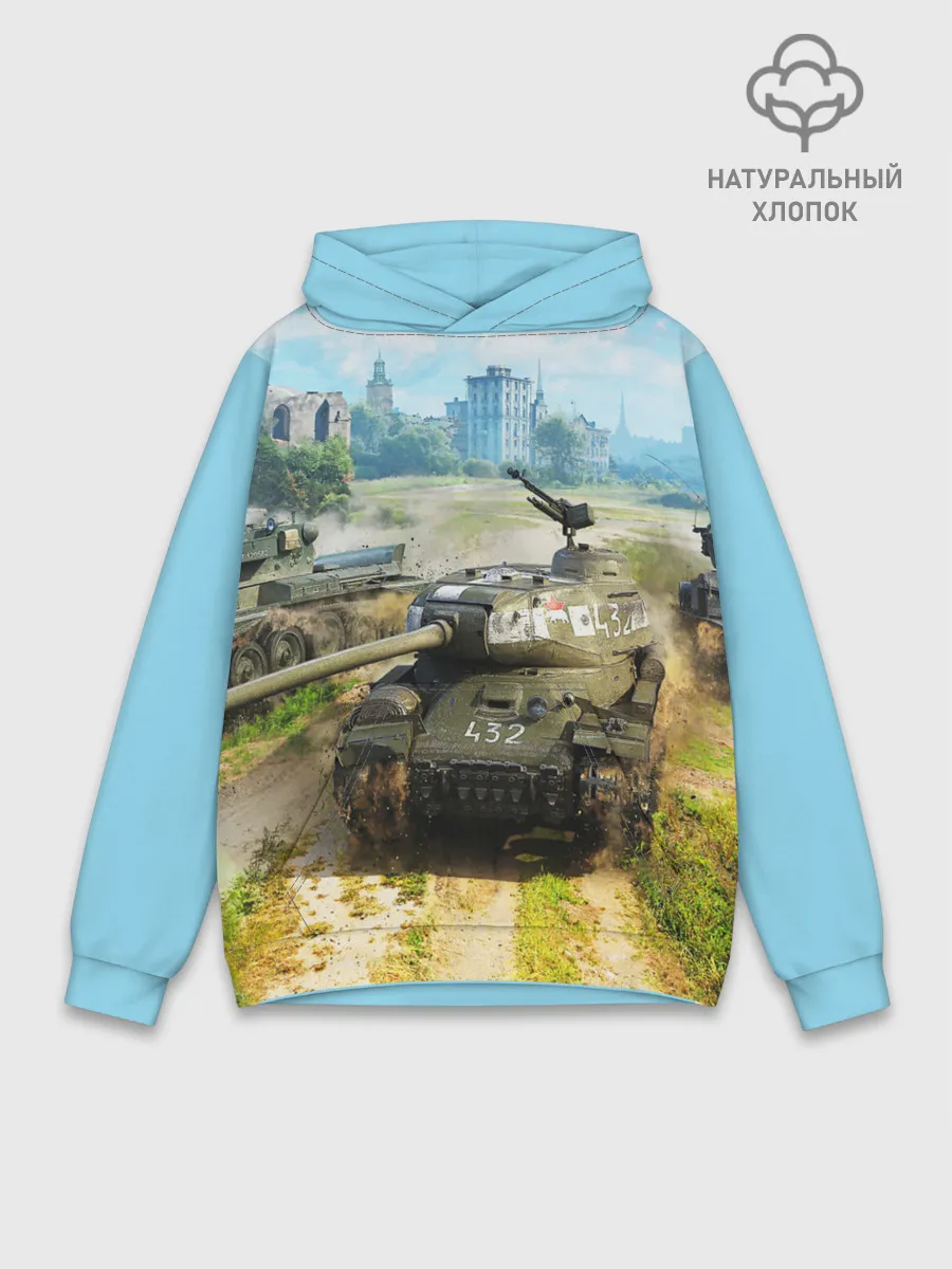 Худи мужской база хлопок / ТАНКИ