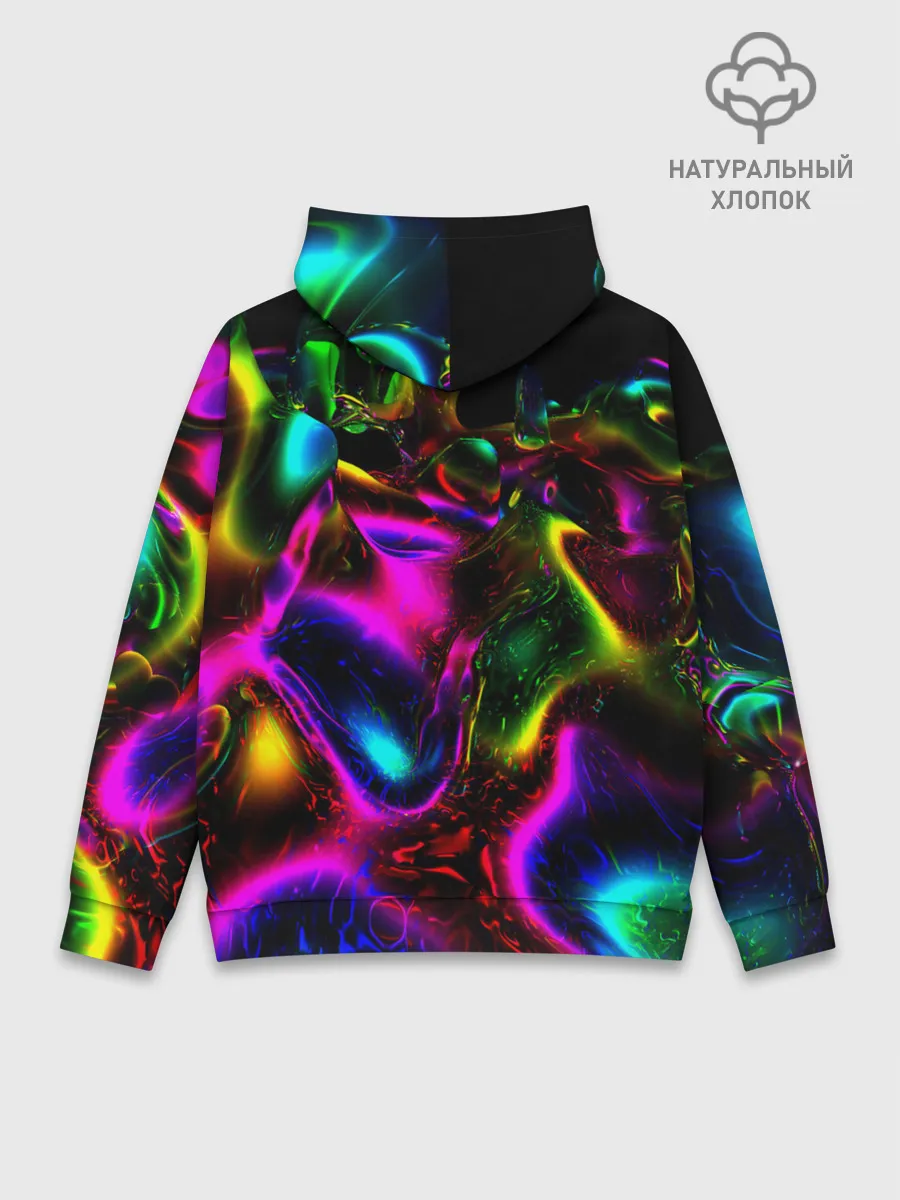 Худи мужской база хлопок / В НЕОНЕ