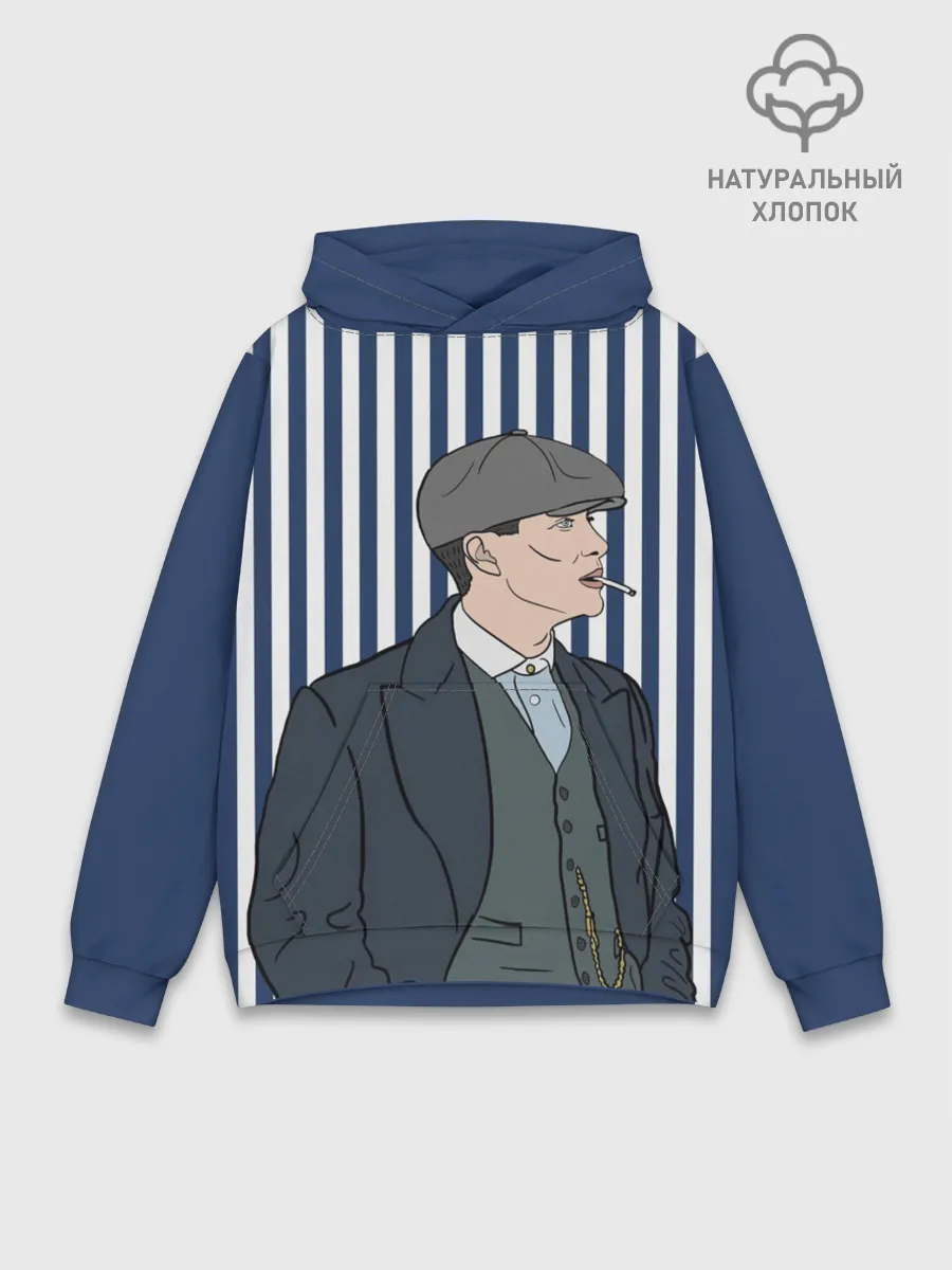 Худи мужской база хлопок / Острые козырьки