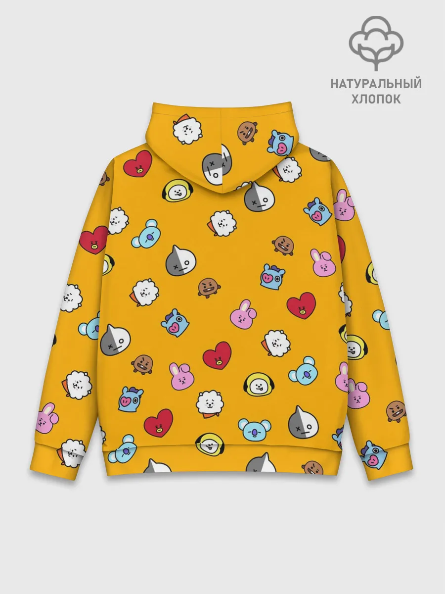 Худи мужской база хлопок / BT21