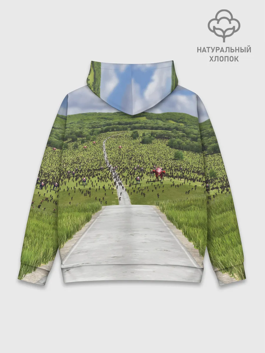 Худи мужской база хлопок / SERIOUS SAM 4: PLANET BADASS