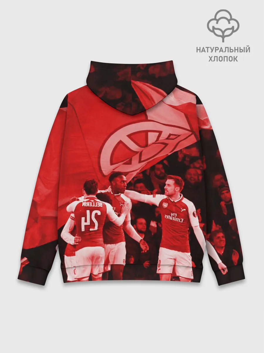 Худи мужской база хлопок / Arsenal