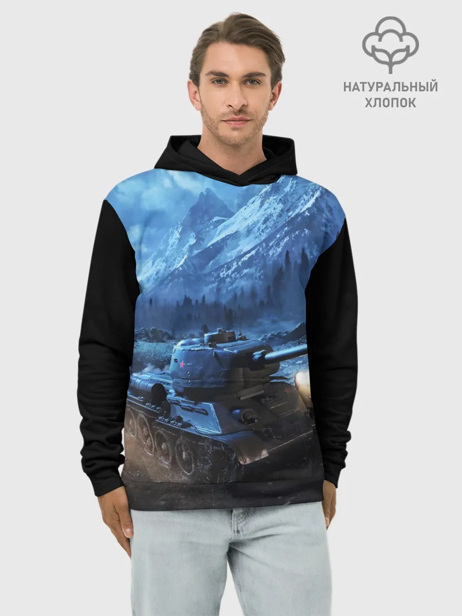 Худи мужской база хлопок / ТАНК