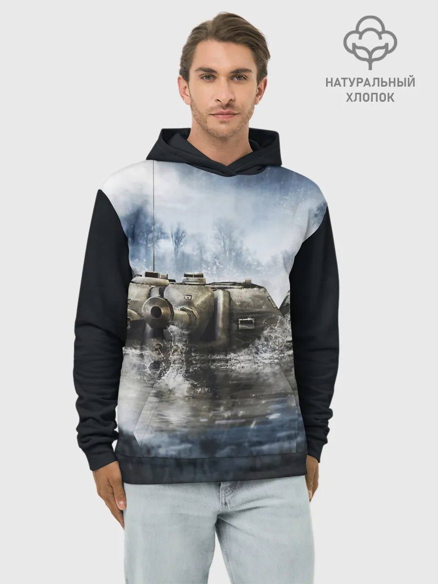 Худи мужской база хлопок / ТАНКИ