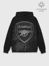 Худи мужской база хлопок / Arsenal