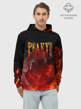 Худи мужской база хлопок / Острые козырьки