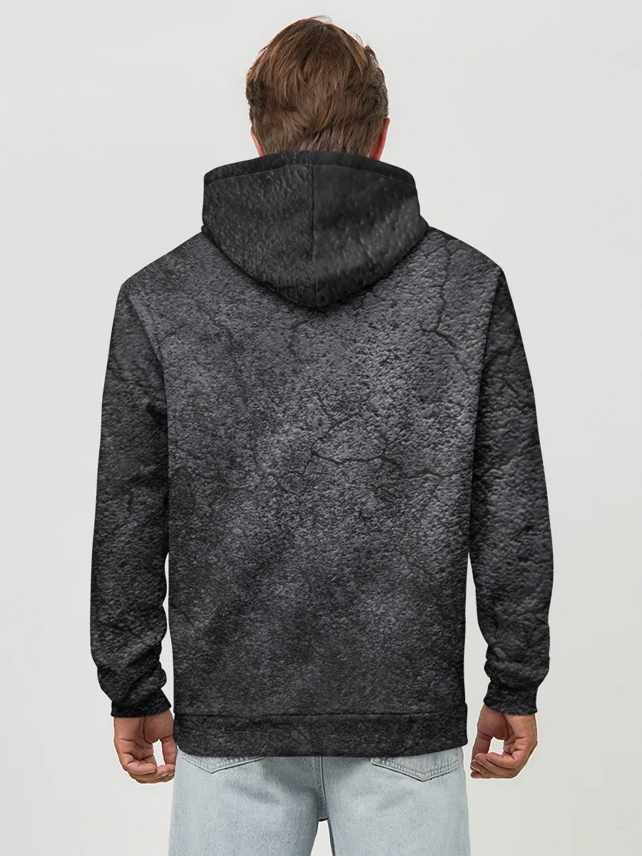 Худи мужской база хлопок / Острые козырьки