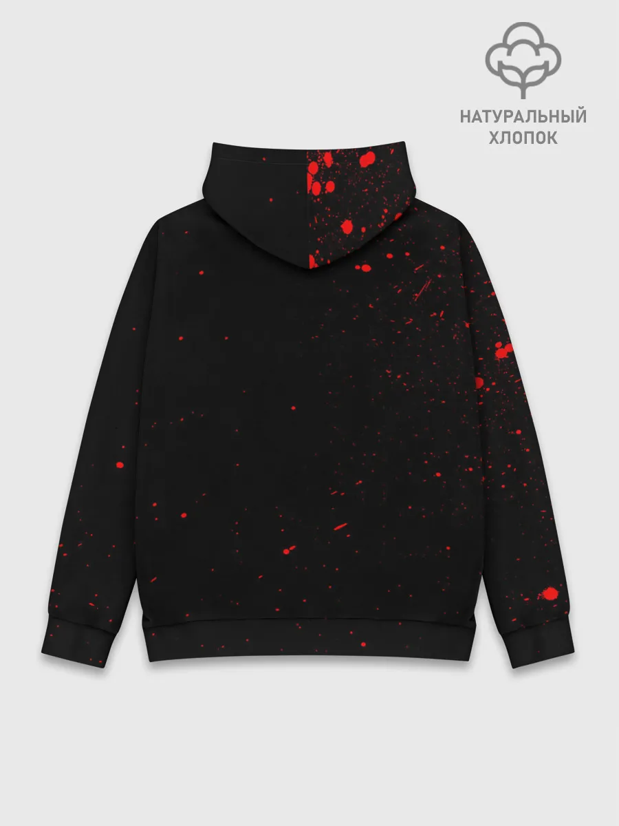 Худи мужской база хлопок / Острые козырьки