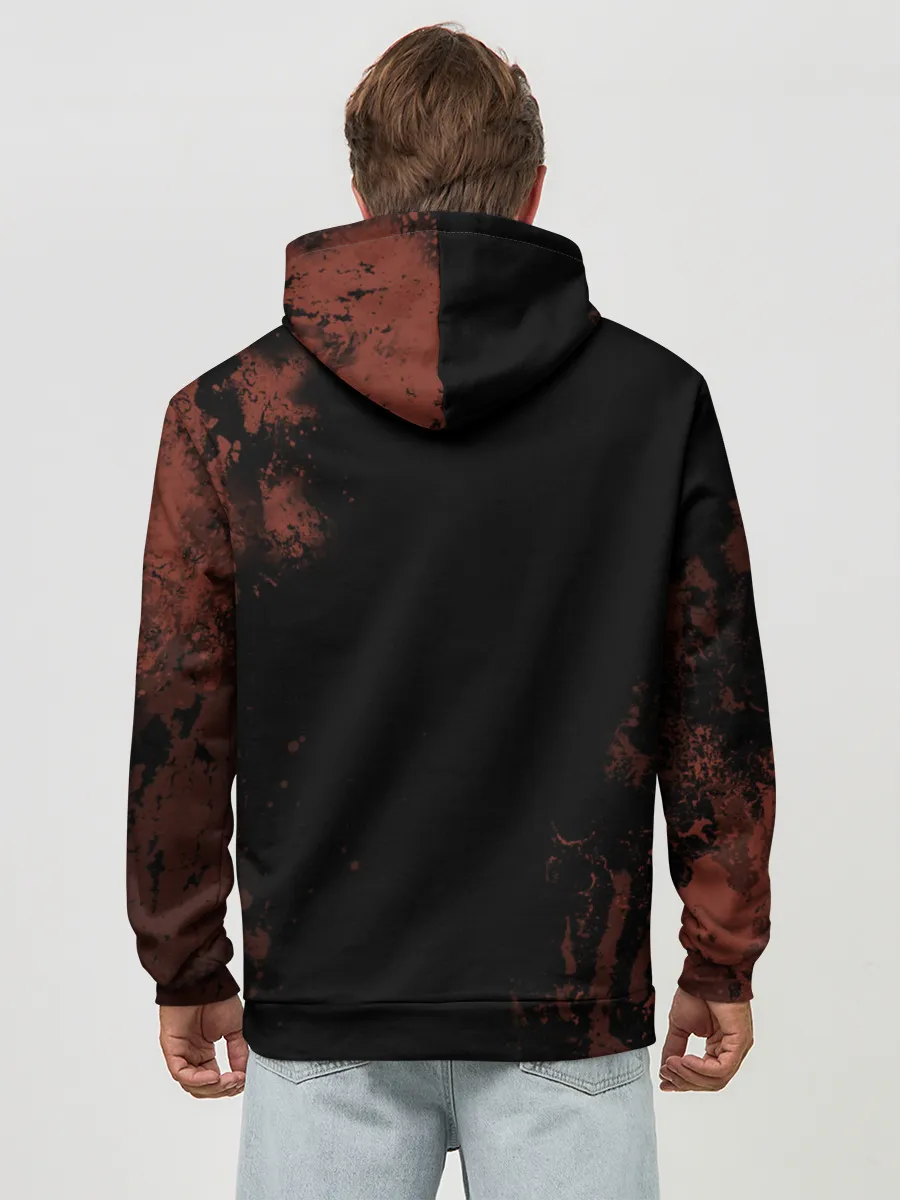 Худи мужской база хлопок / Острые козырьки