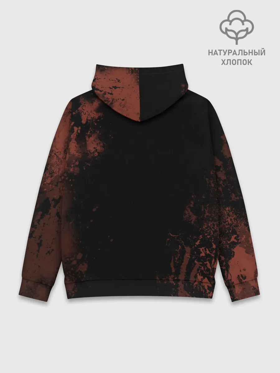 Худи мужской база хлопок / Острые козырьки