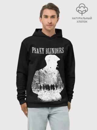 Худи мужской база хлопок / Острые козырьки