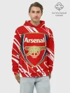 Худи мужской база хлопок / Arsenal