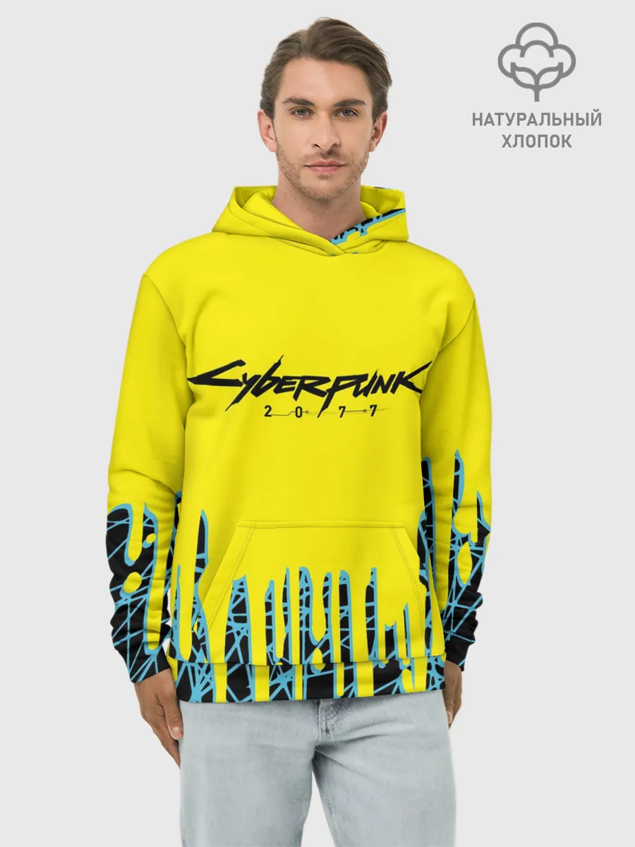 Худи мужской база хлопок / CYBERPUNK 2077